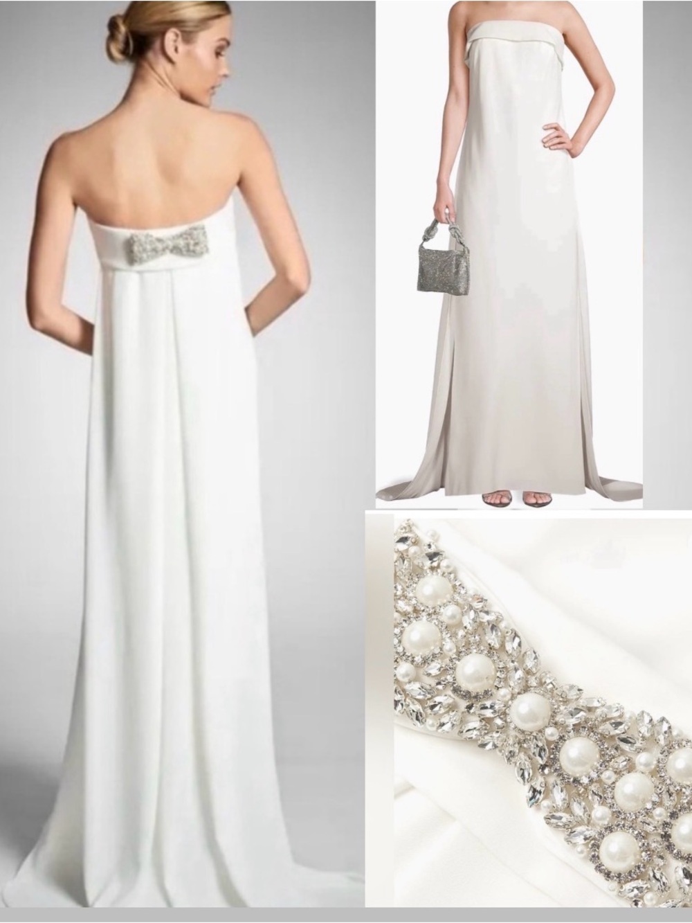 Sachin & Babi
Lourdes Strapless Beaded Bow Gown size 10 NWT
Strapless retail$998